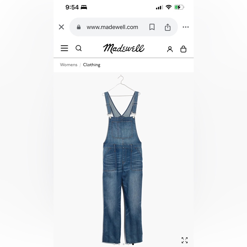 Madewell Skinny Overalls in Jansing Wash - Picture 5 of 9